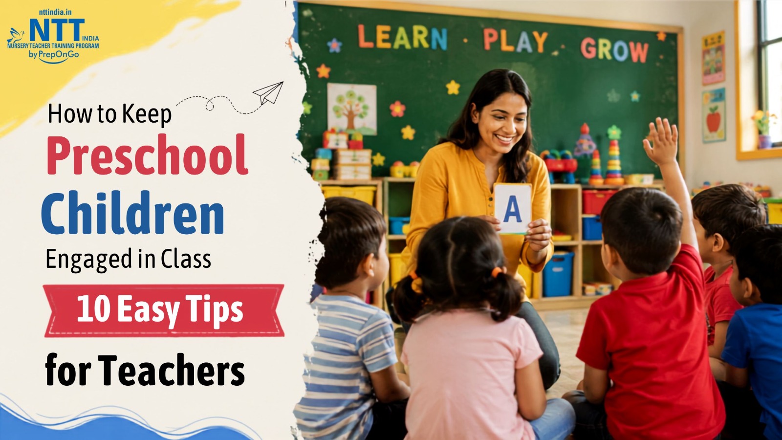 10 easy tips to keep preschool children engaged in class
