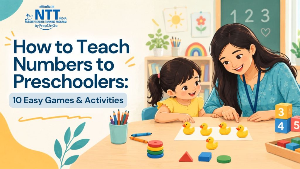 How to teach numbers to preschoolers with 10 easy games and activities